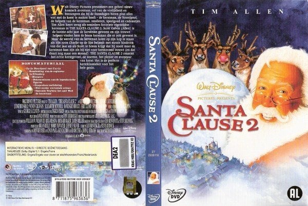 Santa Clause 2 DVD, Alle leeftijden, Verzenden, Zo goed als nieuw, Overige genres