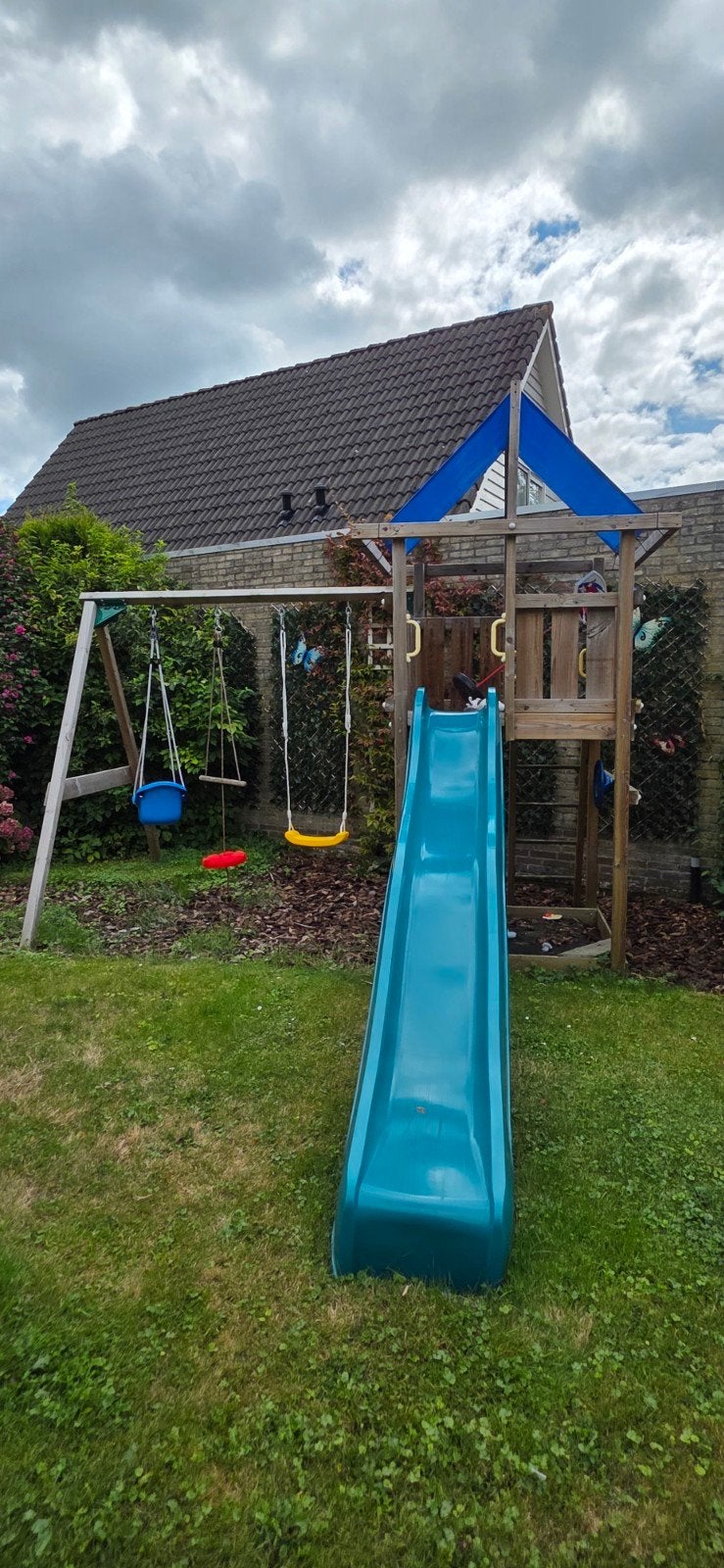 speeltoestel  jungle gym, Ophalen, Zo goed als nieuw, Hout