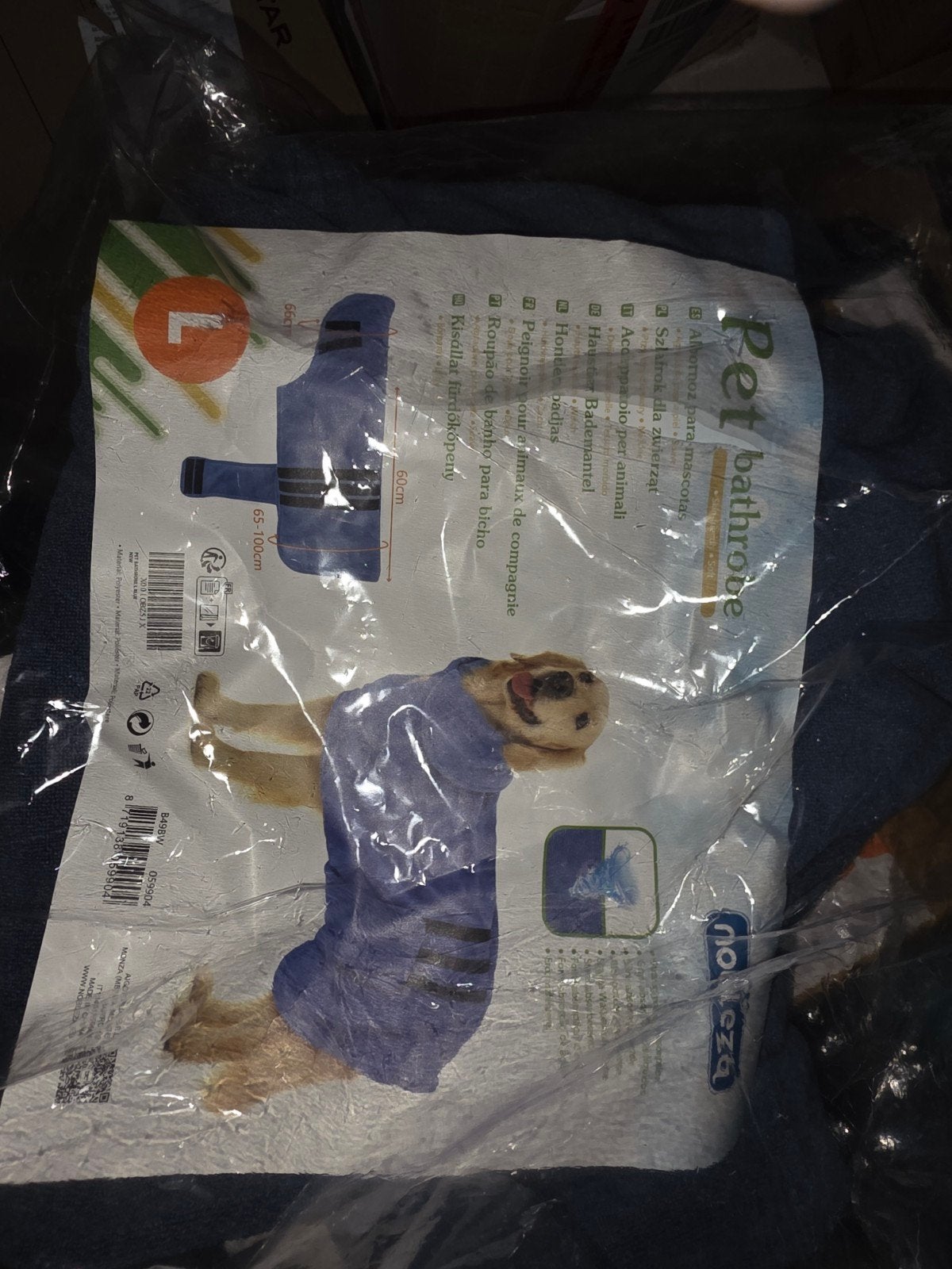 Hondenbadjas, Dieren en Toebehoren, Ophalen of Verzenden, Zo goed als nieuw