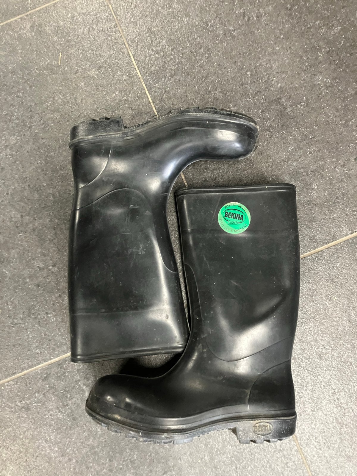 Bekina Light Rubber Boots - Maat 42 met stalen neus, Ophalen of Verzenden, Zo goed als nieuw