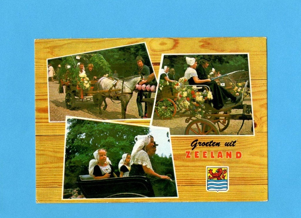 Zeeuwse klederdracht  Groeten uit Zeeland, Verzenden, 1980 tot heden, Gelopen, Zeeland