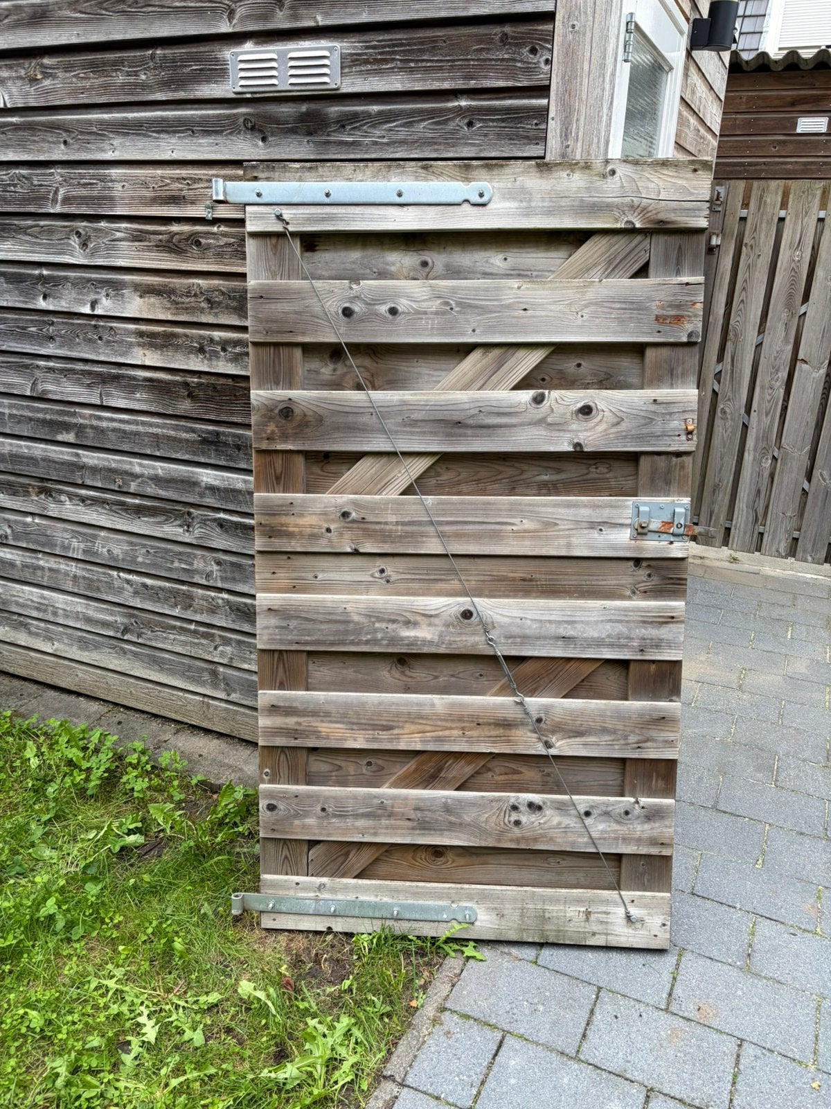 Schuttingdeur, Tuin en Terras, Ophalen, 1 tot 2 meter, Minder dan 3 meter, Zo goed als nieuw