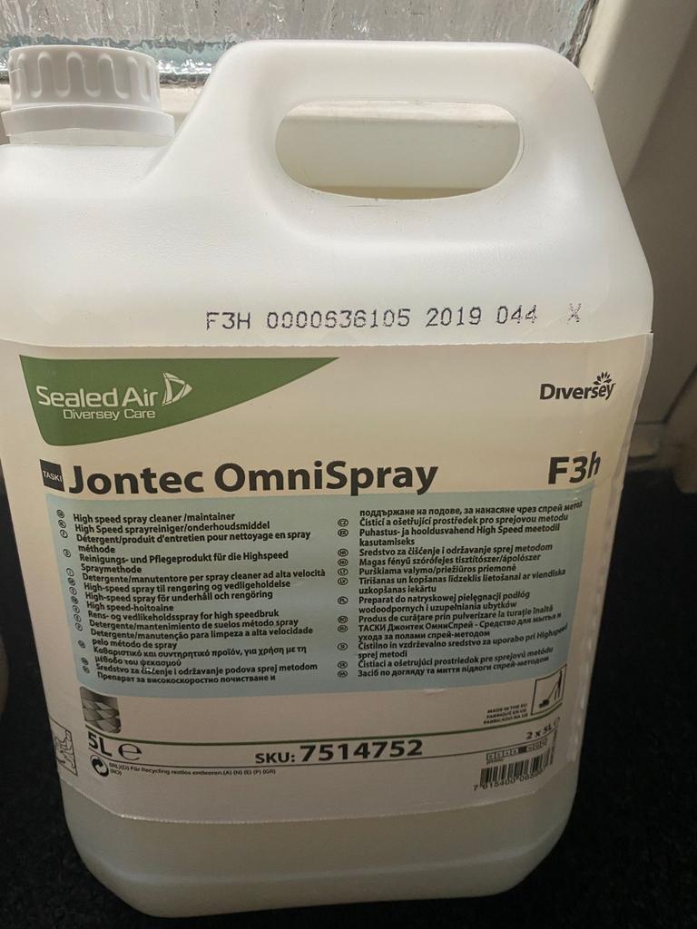 Jontec OmniSpray F3h High Speed Sprayreiniger 4x 5L, Ophalen of Verzenden, Schoonmaakmiddel