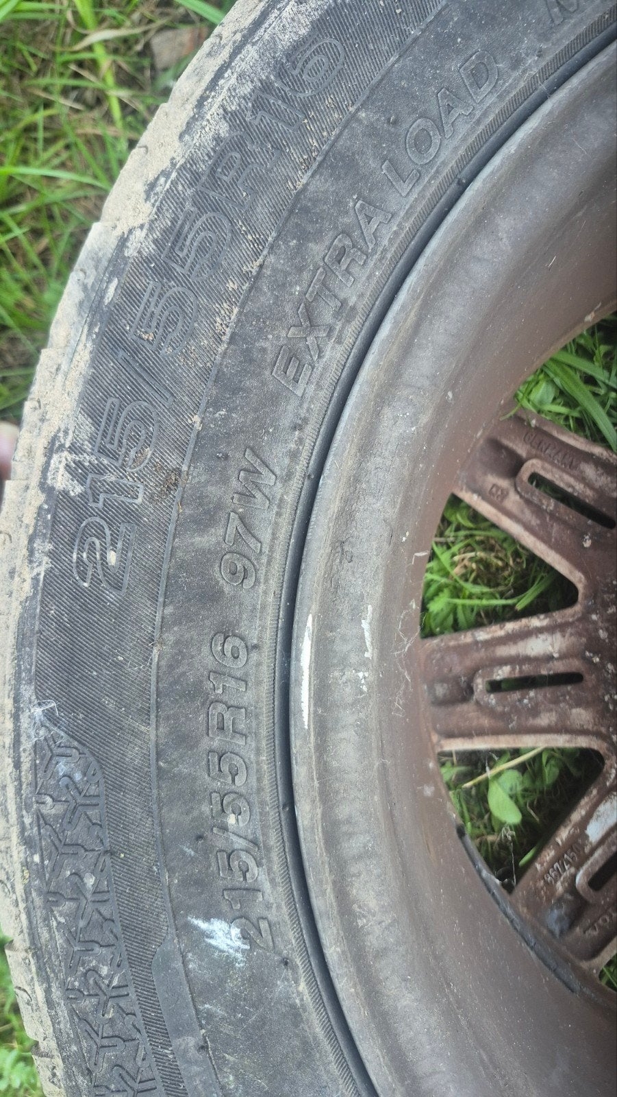 Volvo V70 Velgen met Banden - 215/55R16, Auto-onderdelen, Banden en Velgen, Ophalen