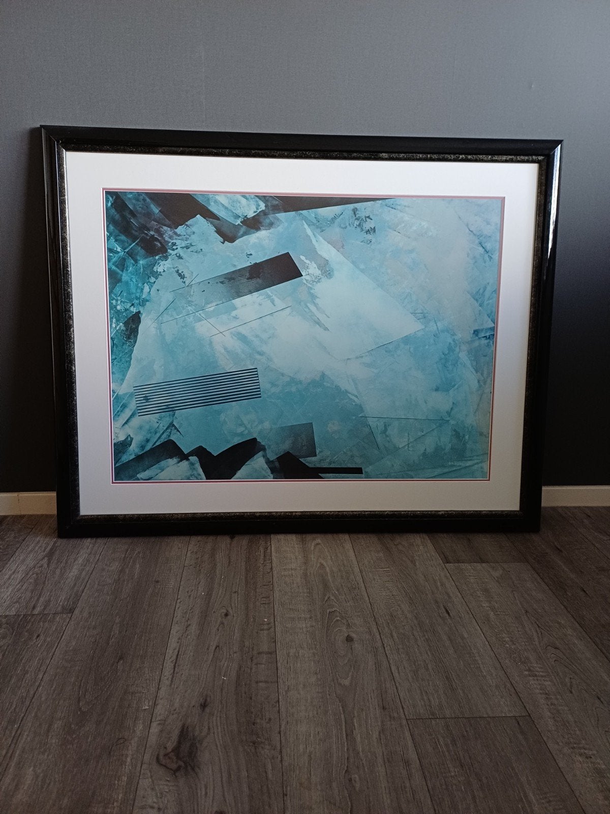 schilderij met zwarte lijst, Ophalen of Verzenden