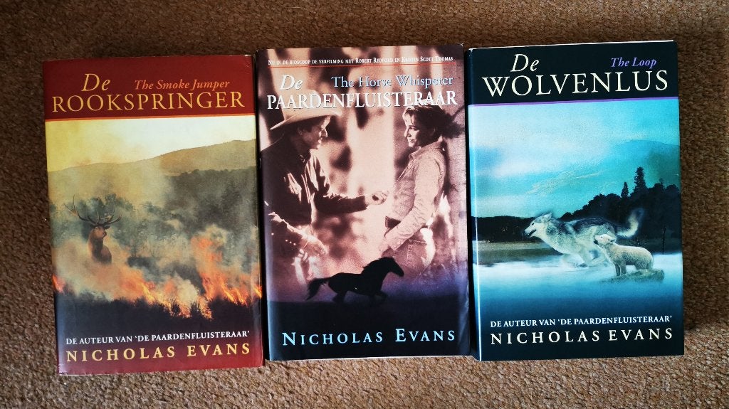 16...Nicholas Evans 3 stuks, Boeken, Ophalen of Verzenden, Zo goed als nieuw