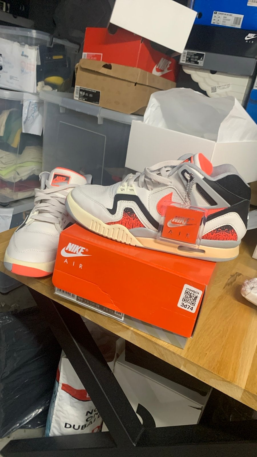 Nike Air Tech Challenge II- Hot Lava”/Agassi/Tennis/44.5, Overige kleuren, Ophalen of Verzenden, Sneakers of Gympen, Zo goed als nieuw