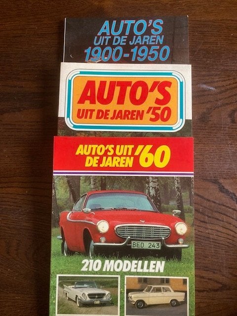 AUTO'S UIT DE JAREN 1900 tem 1960 (3 BOEKEN), Ophalen of Verzenden, Zo goed als nieuw, Algemeen