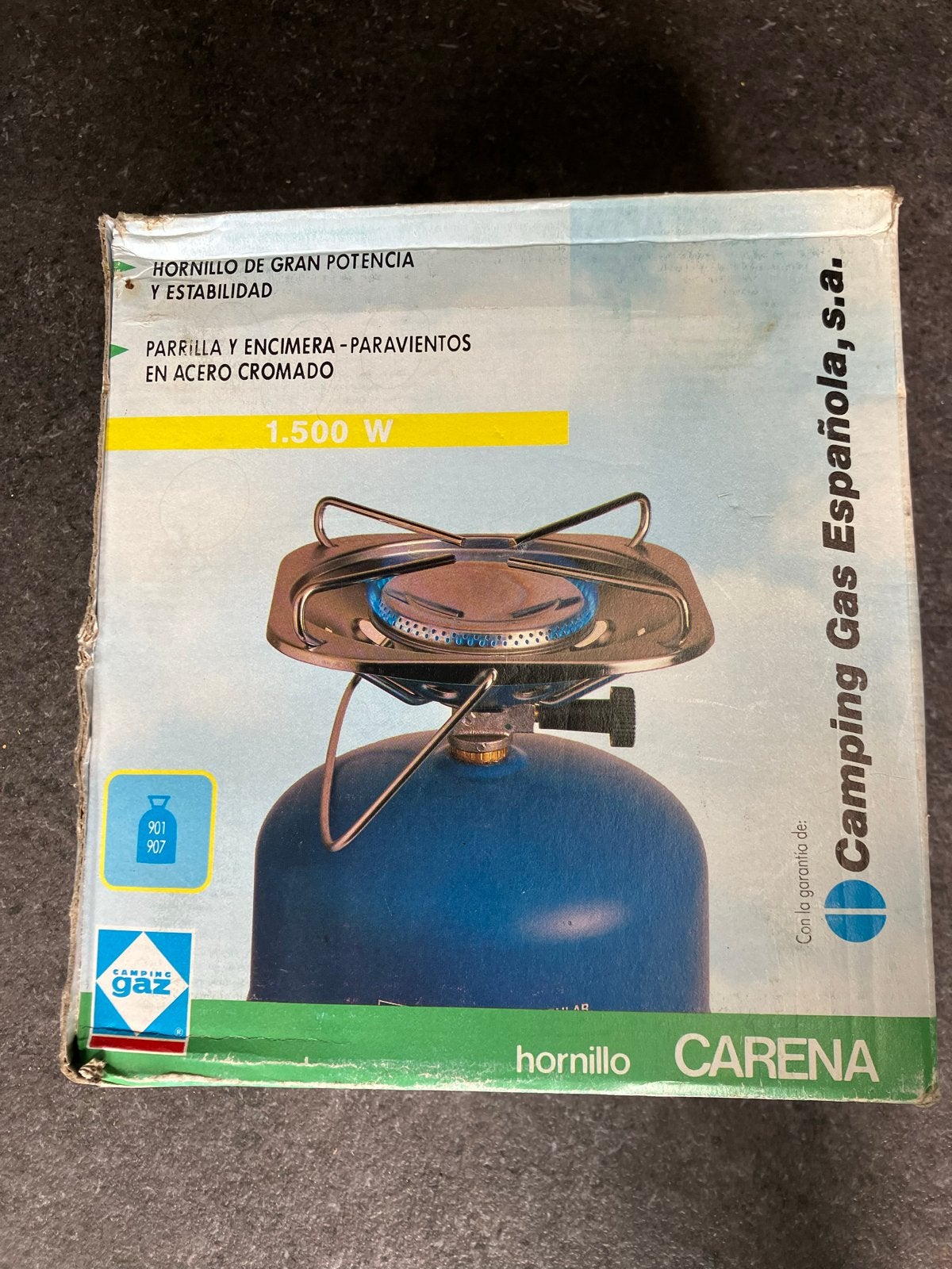Carena Camping Gasfornuis 1.500 W - Draagbaar en Compact, Caravans en Kamperen, Ophalen of Verzenden, Zo goed als nieuw