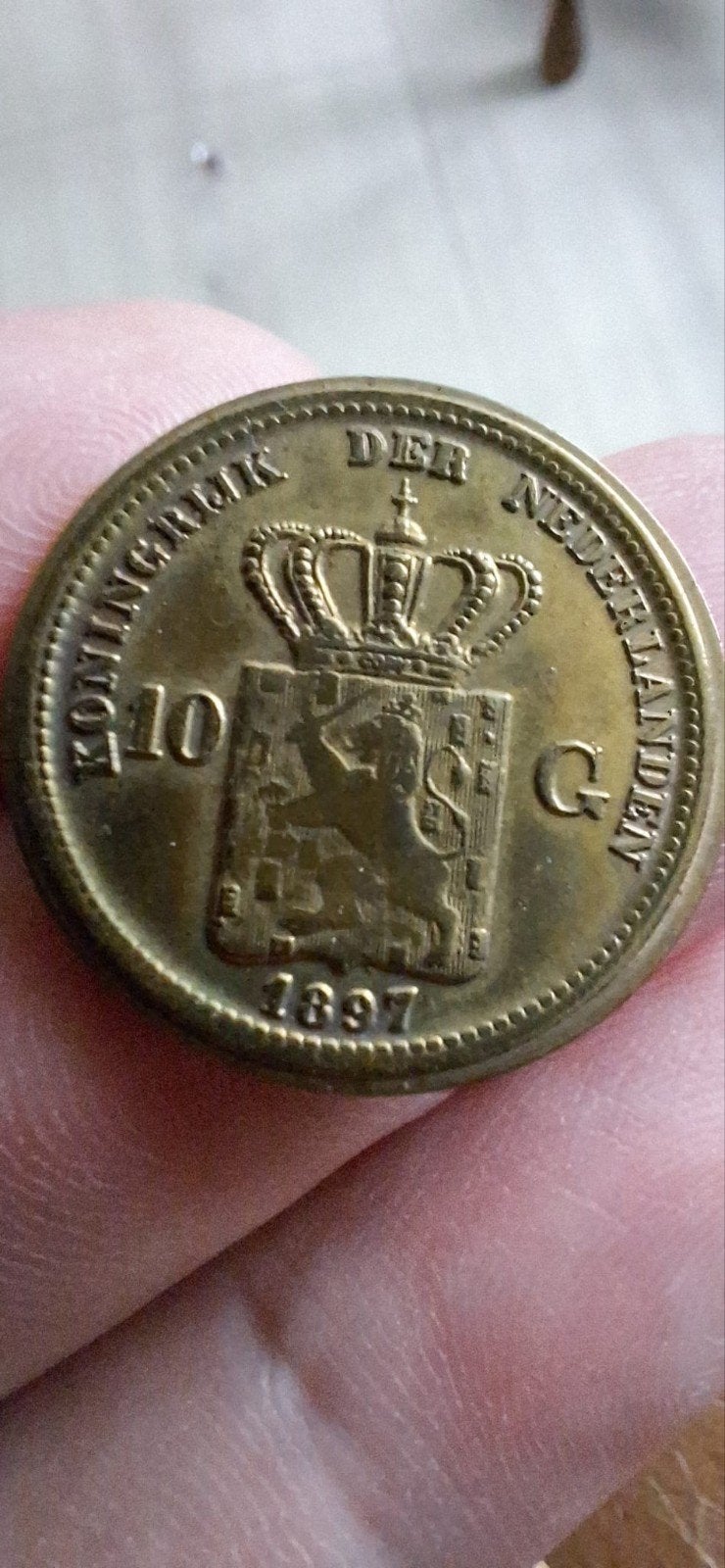 10 gulden 1897 ( geen gouden  ), Ophalen of Verzenden