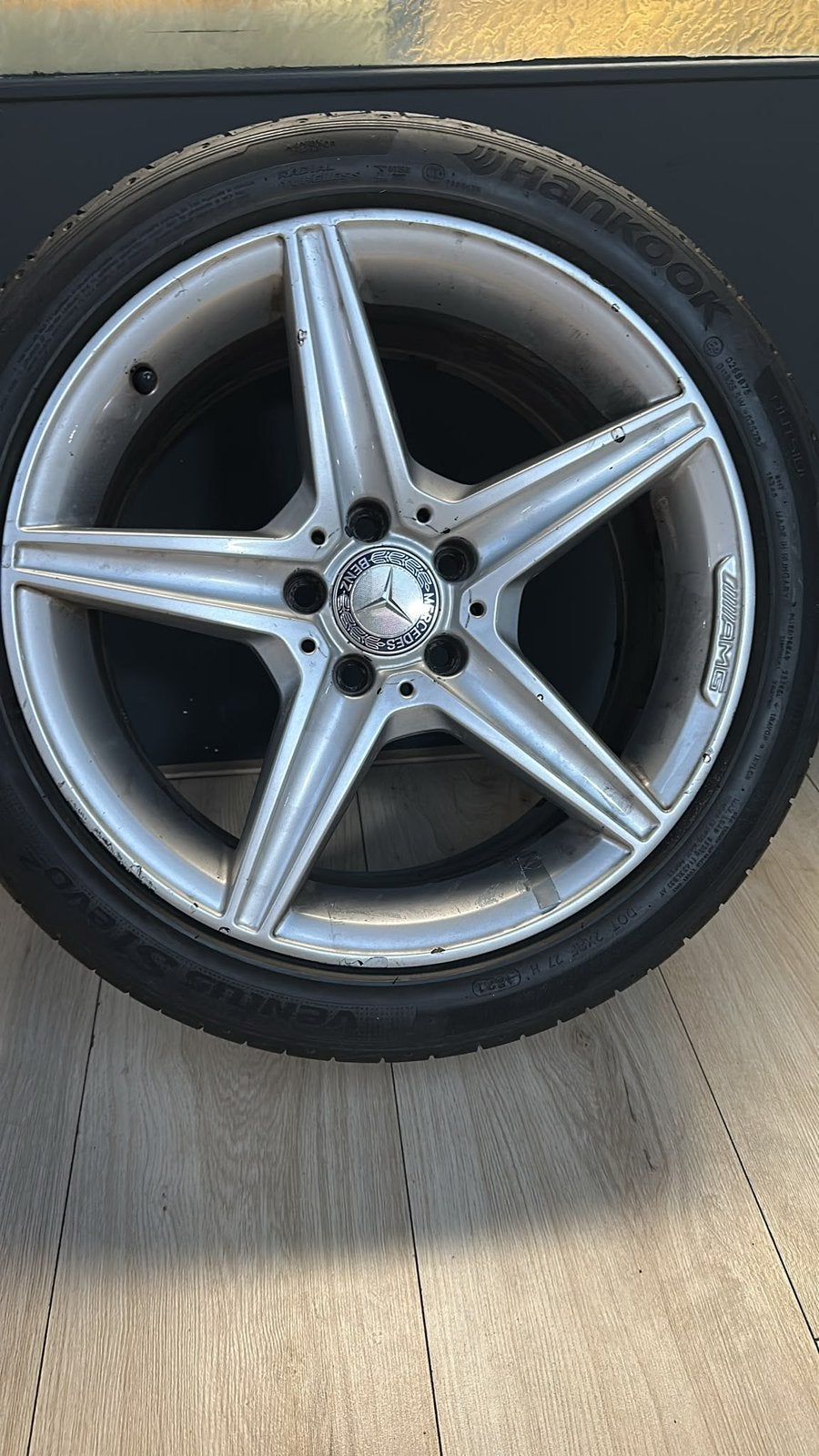 Bandenset (4) Mercedes C220 AMG, Ophalen