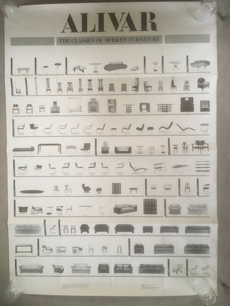 Alivar reclameposter design 100x140, Ophalen of Verzenden, A1 t/m A3, Reclame, Rechthoekig Staand