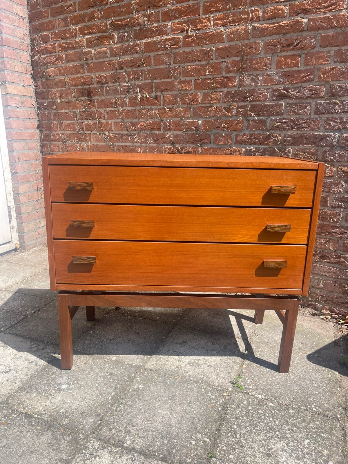 Vintage 3-ladenkastje Topform, Huis en Inrichting, Kasten | Ladekasten, Zo goed als nieuw, Minder dan 100 cm, 50 tot 100 cm, 25 tot 50 cm