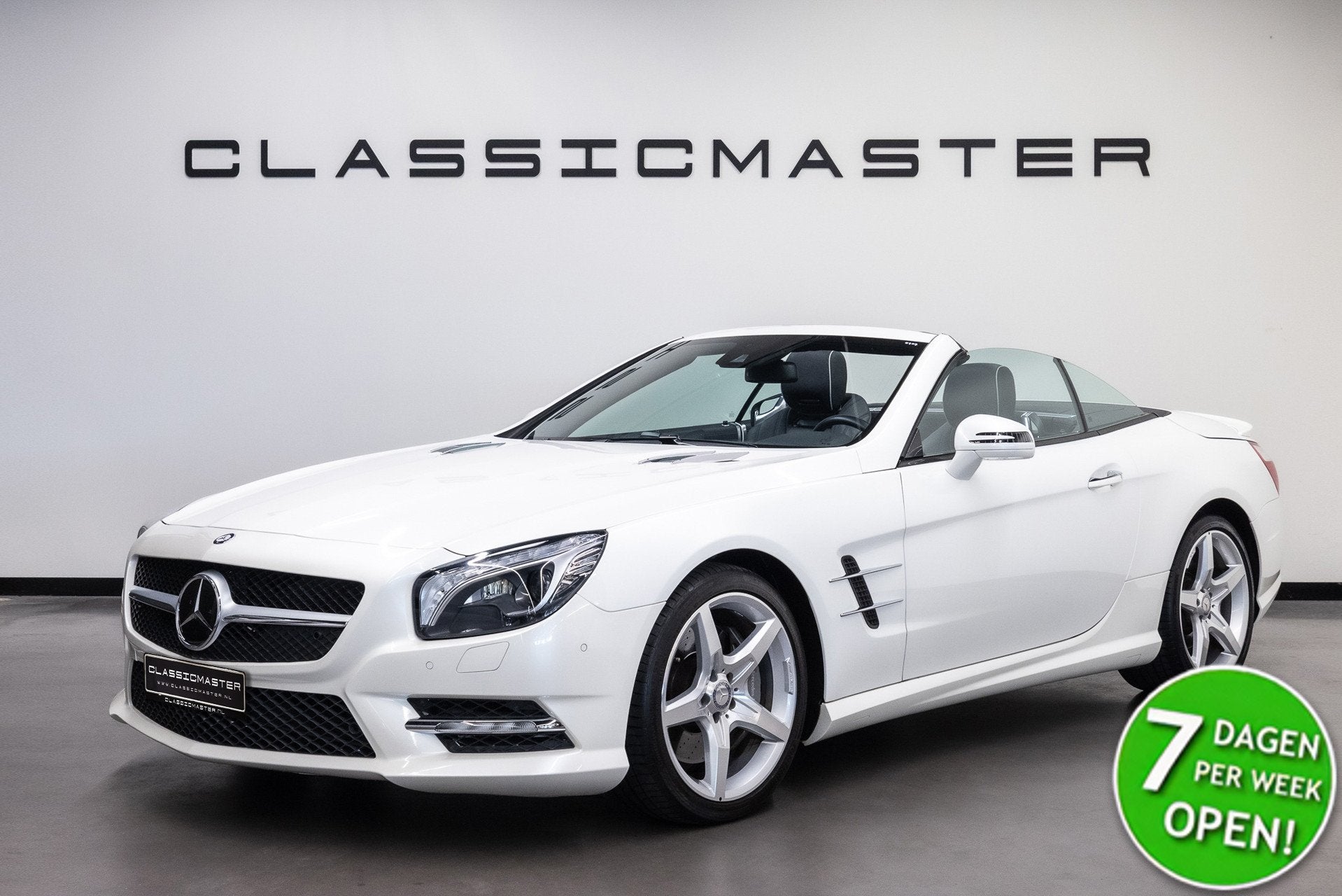 Mercedes-Benz SL-Klasse 350 AMG Styling AMG STYLING Dealer a, Auto's, Mercedes-Benz, Automaat, Gebruikt, Zwart, Cabriolet