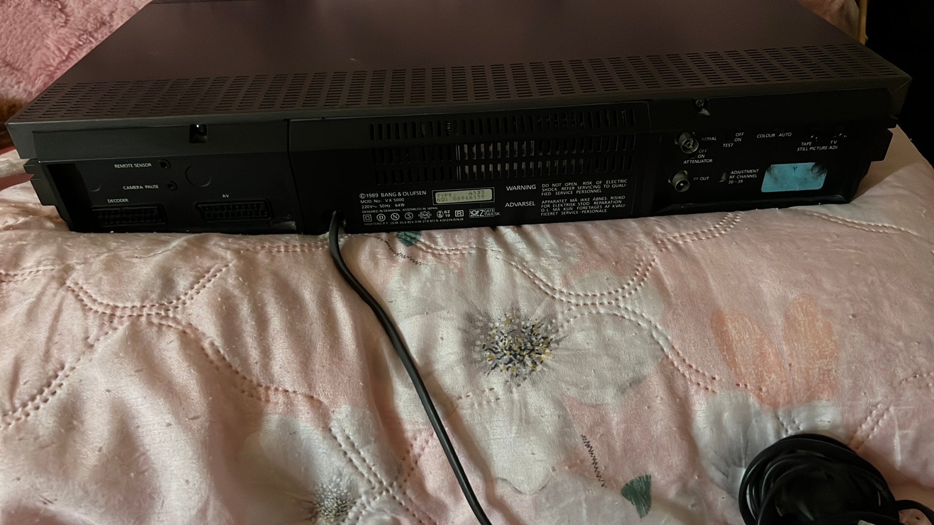 Bang&Olufsen vhs recorder, Ophalen, Zo goed als nieuw