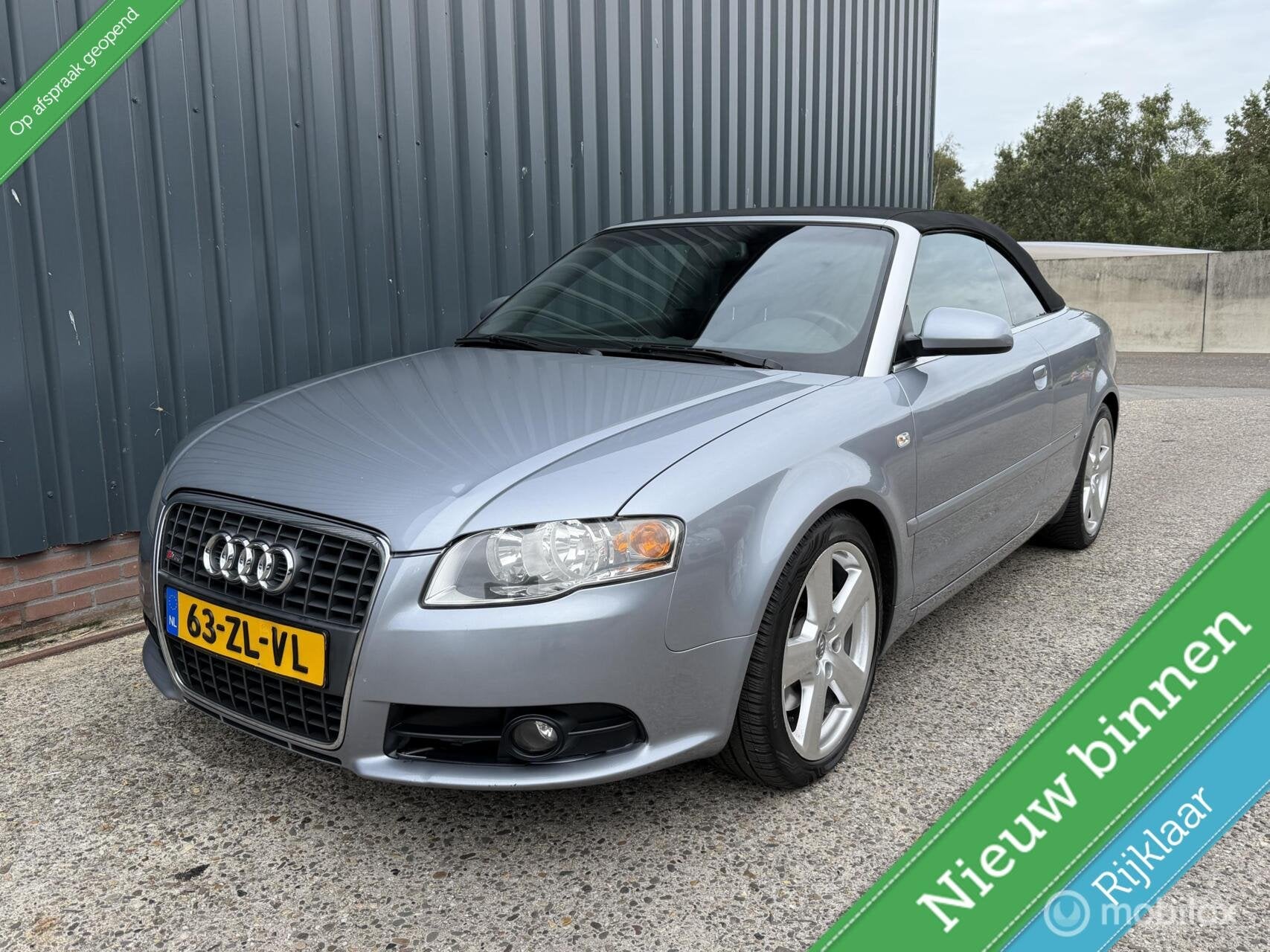 Audi A4 Cabriolet 2.0 TFSI Pro Line NIEUW DAK/LANGE APK/ STO, Gebruikt, 4 cilinders, 4 stoelen, A4