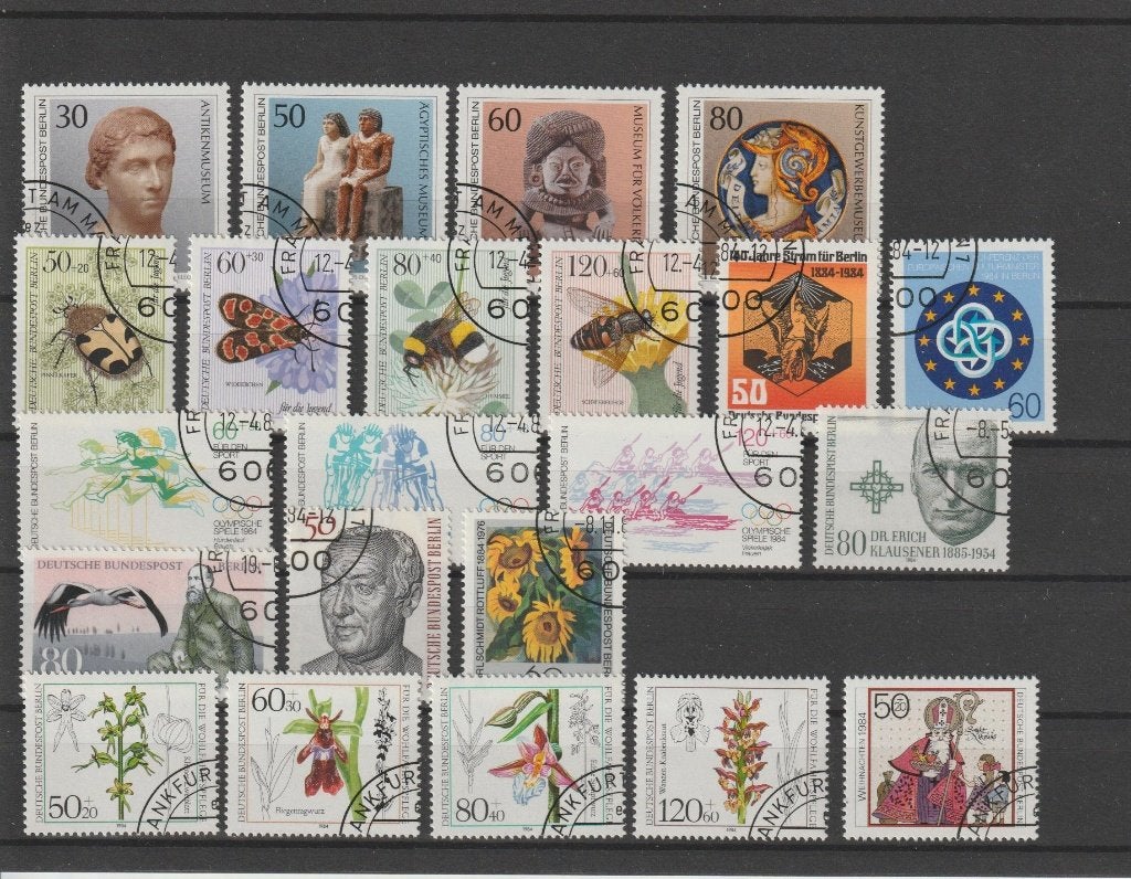 Berlijn, jaargang 1984, gestempeld, kompleet., Ophalen of Verzenden, Overige periodes, Gestempeld