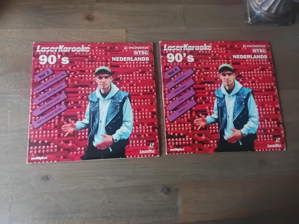 2 LaserDisc Nederlandstalig singeltje formaat, Ophalen of Verzenden, Zo goed als nieuw, Overige formaten, Levenslied of Smartlap