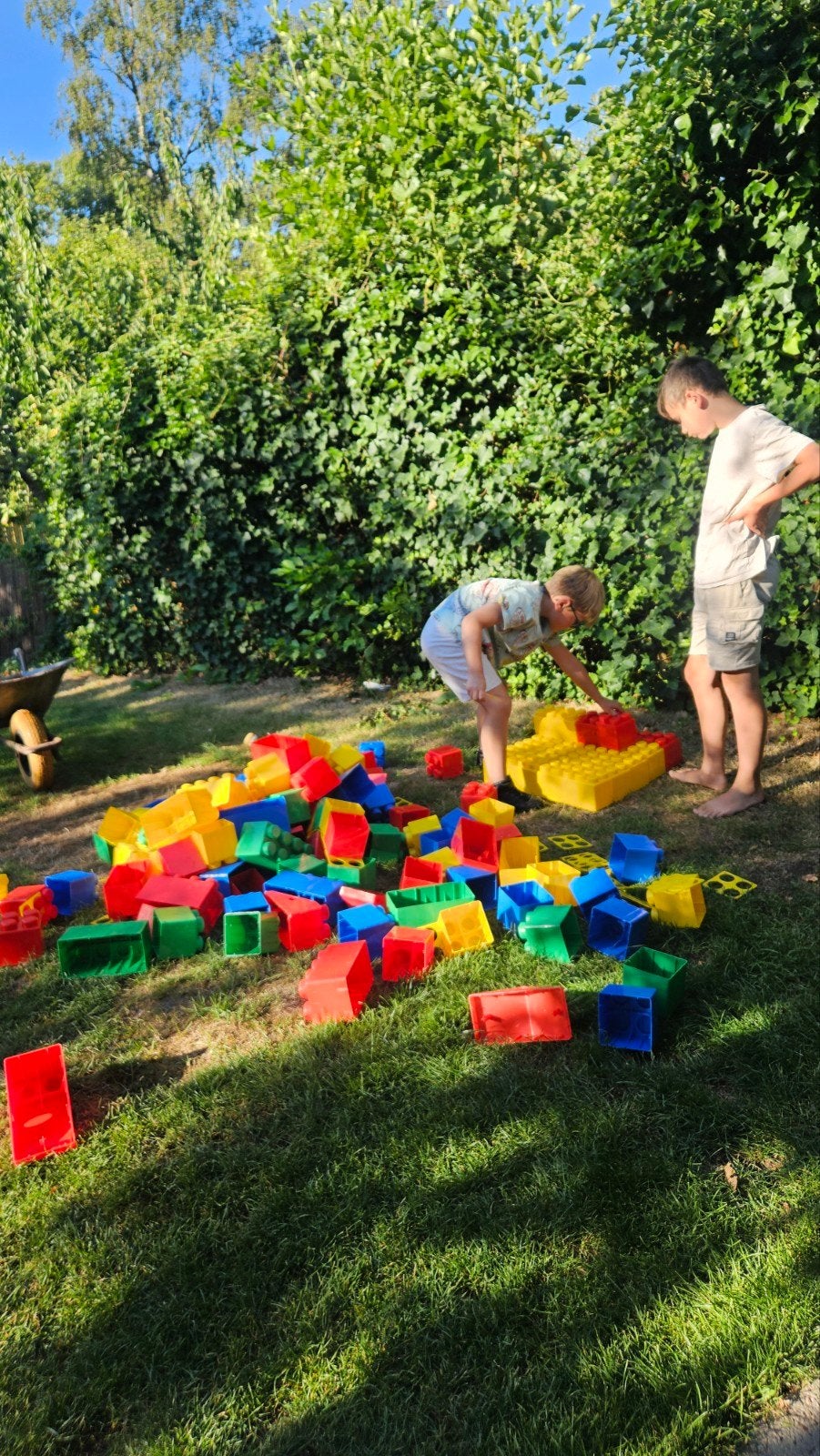 Polesie XXL Bouwstenen Set - mega legoblokken Groot Speelple, Ophalen, Gebruikt, Overige merken