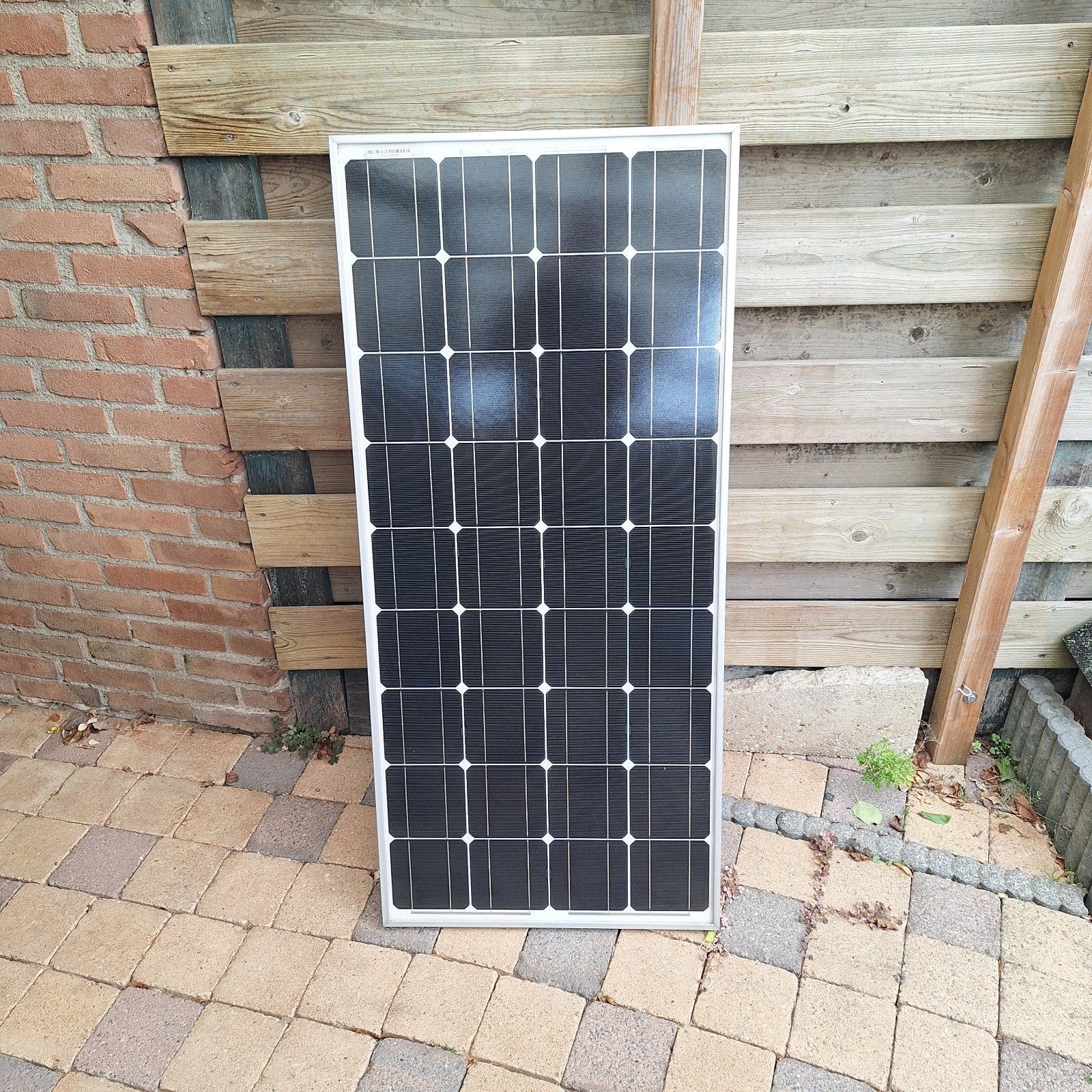 100 W zonnepaneel met duolader, Ophalen, Gebruikt, Paneel