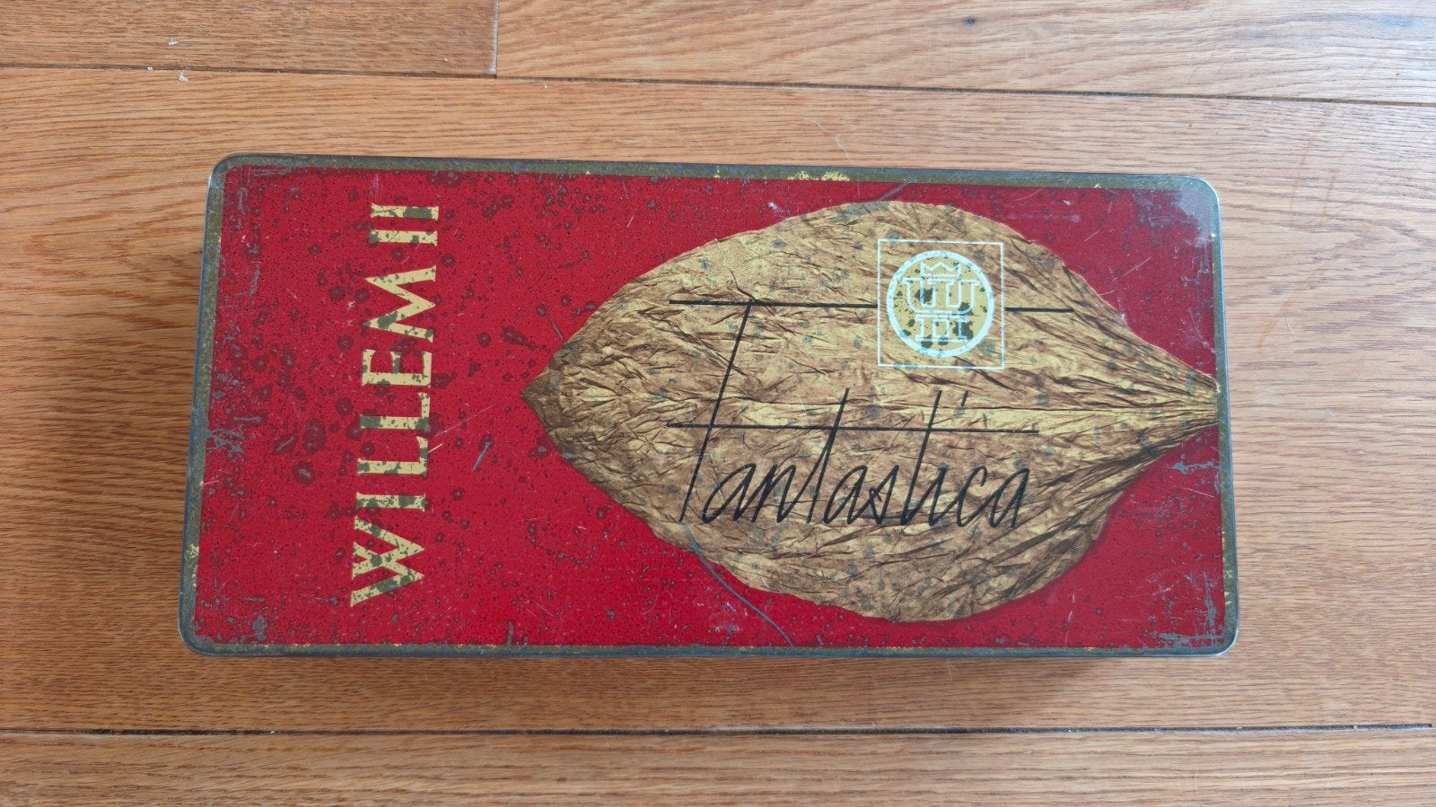 Vintage Willem II Fantastica sigarenblik, Ophalen of Verzenden, Gebruikt, Overige, Overige merken