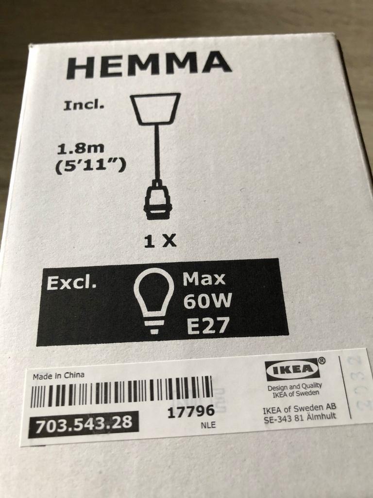 Ikea hemma pendel goud kleur, Ophalen, Nieuw, 75 cm of meer