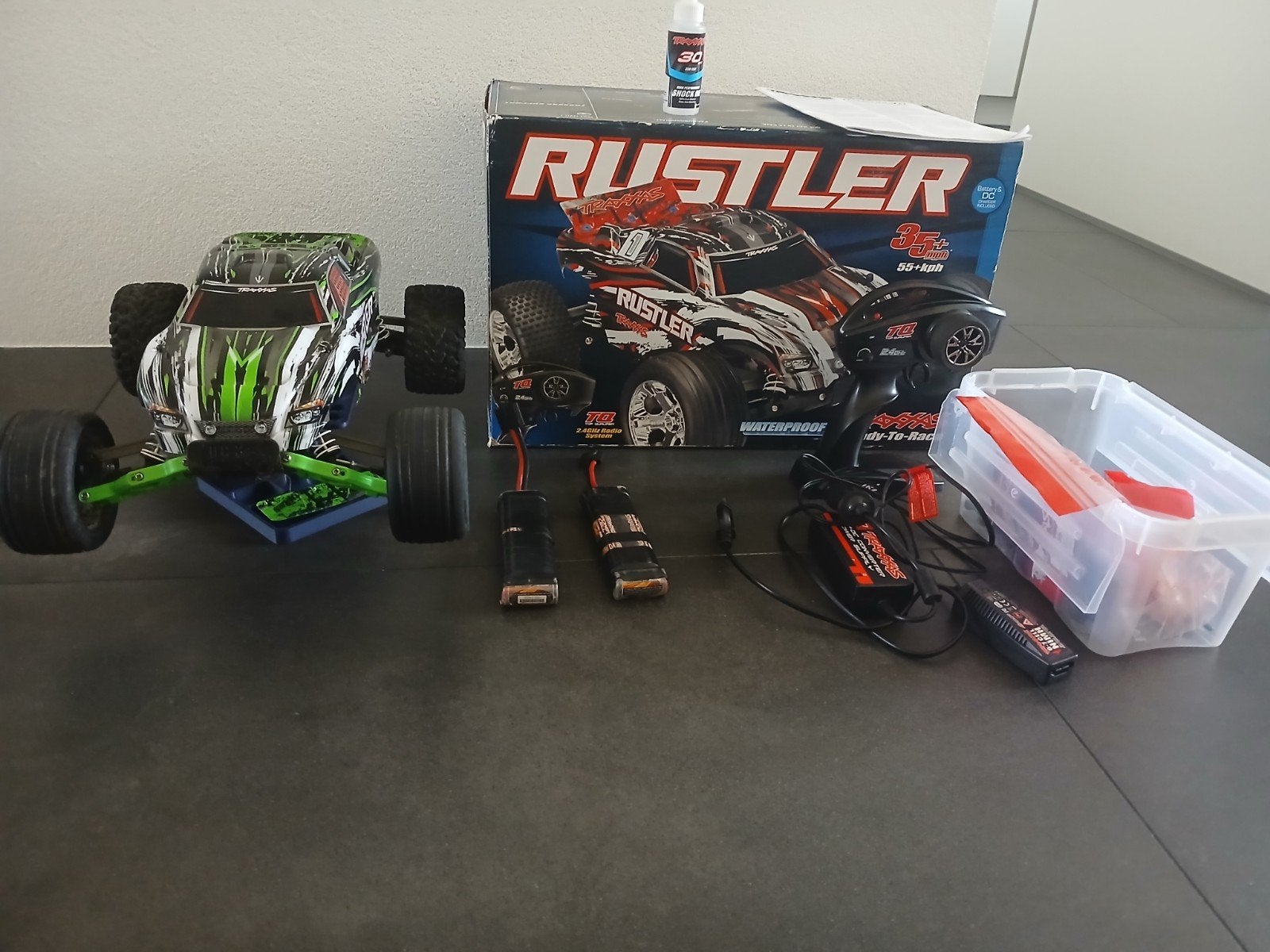 Traxxas rustler 2wd, Ophalen, Gebruikt, Auto offroad