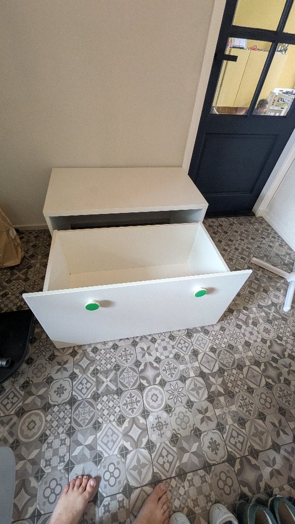 IKEA SMÅSTAD / STUVA Speelgoedkist / Opbergbank, Kast, 50 tot 70 cm, Zo goed als nieuw, 75 tot 100 cm