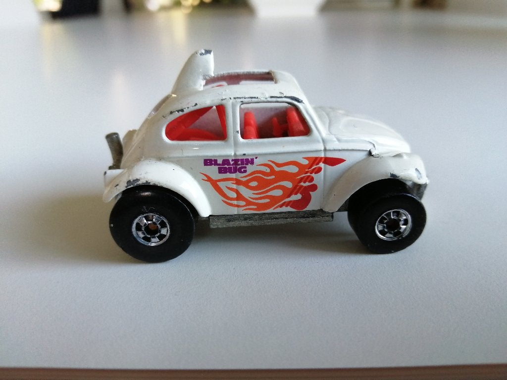 Vintage hot wheels blazin baja bug jaar 1983, Ophalen of Verzenden, Gebruikt, Auto