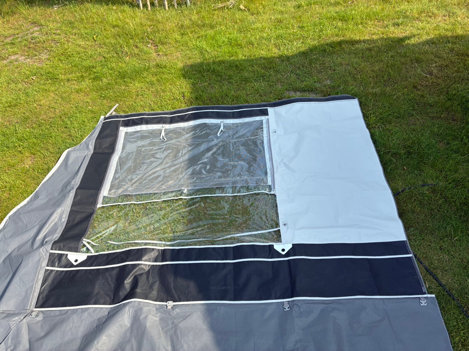 Obelink tent met luifel, Ophalen, Zo goed als nieuw