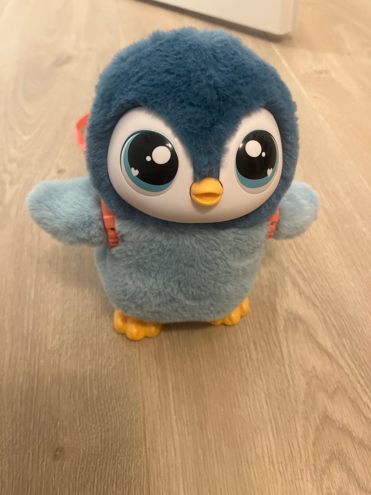 Interactieve Pinguïn Knuffel - Dansen en Zingen, Pinguïn, Blauw, Ophalen of Verzenden, Zo goed als nieuw