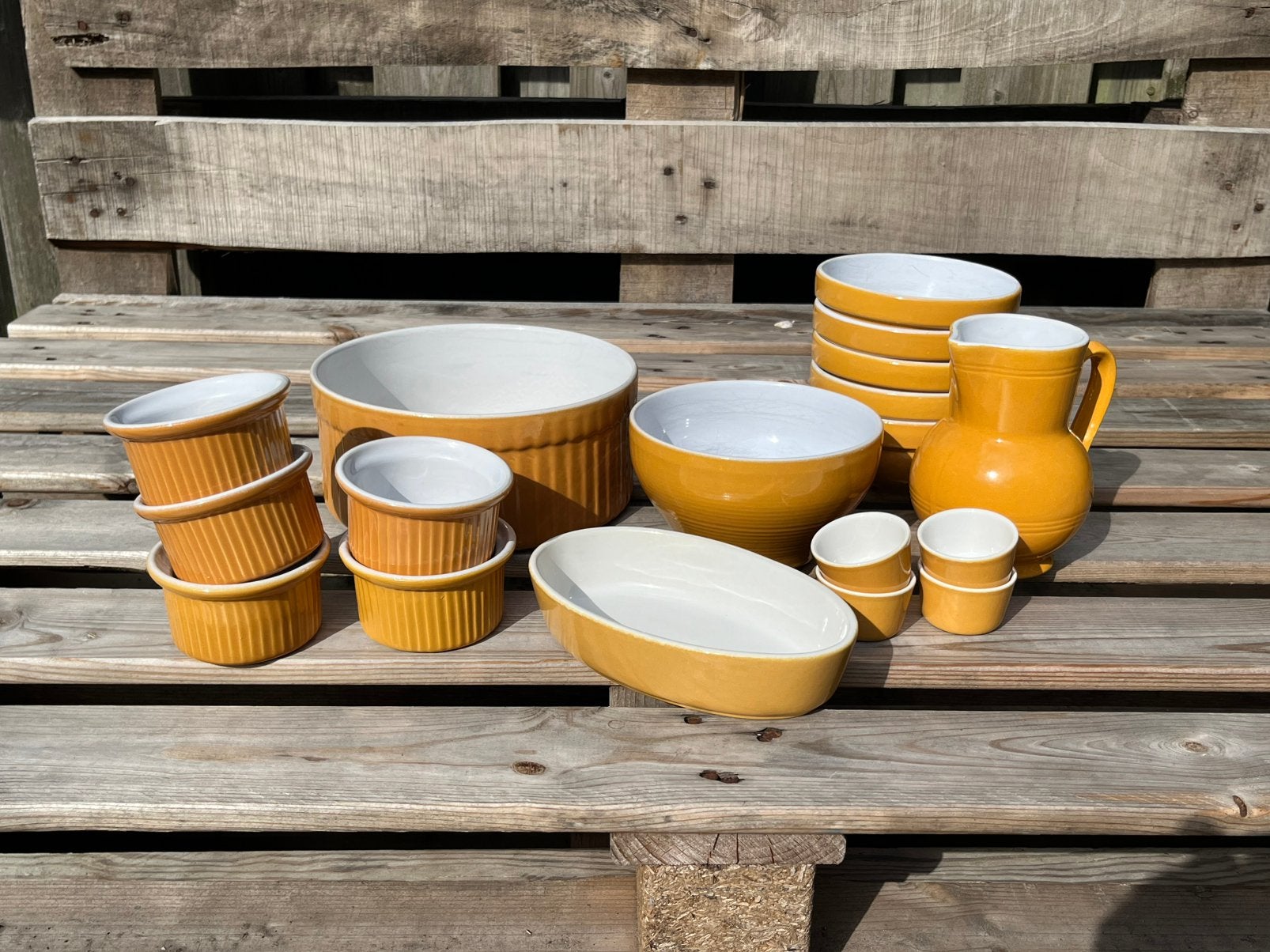 Geel servies, Ophalen, Hema, Gebruikt, Overige typen