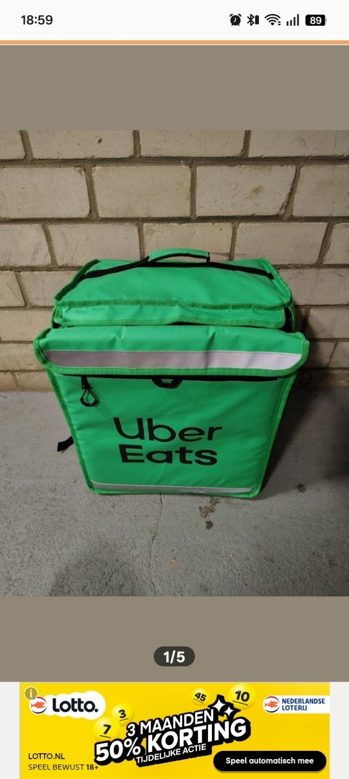 über tas, Ophalen, Nieuw, Overige typen