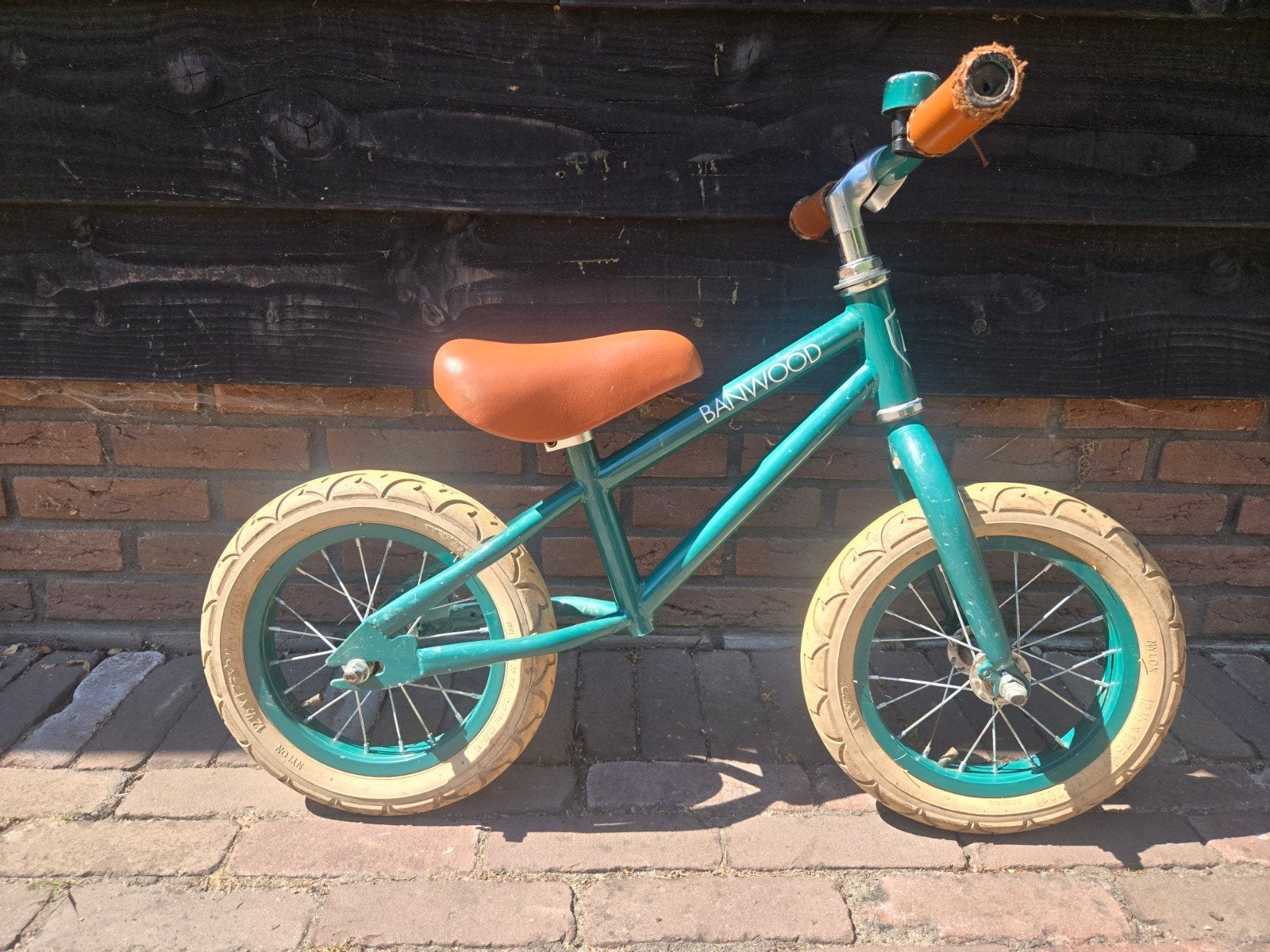 Banwood Loopfiets - Donkergroen, Fietsen en Brommers, Ophalen, Gebruikt, Minder dan 16 inch, Banwood