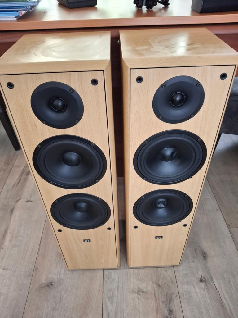 LIFE L 5454 Vloerstaande Speakers - 100 Watt, Audio, Tv en Foto, Luidsprekers, Gebruikt, 60 tot 120 watt, Front, Rear of Stereo speakers