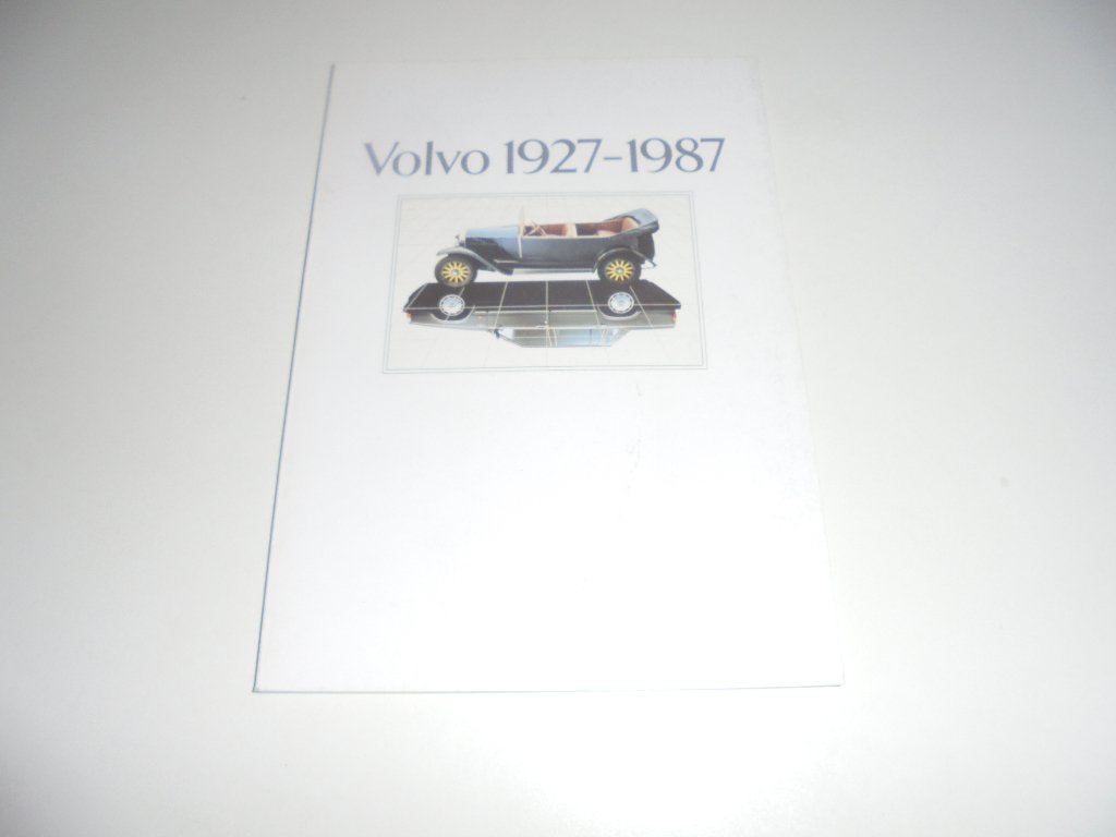 boekje Volvo 1927 - 1987, Ophalen of Verzenden, Zo goed als nieuw, Volvo