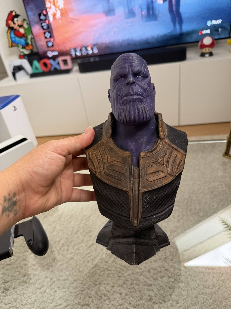 Een 3D-geprinte buste van Thanos, Ophalen of Verzenden, Nieuw