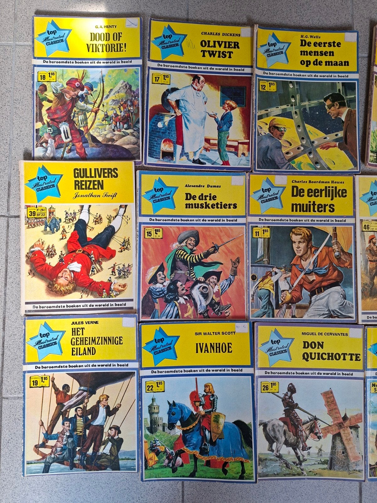 Verzameling Top Illustrated Classics - Oude Boeken, Boeken, Stripboeken, Ophalen of Verzenden, Gelezen, Diverse Auteurs