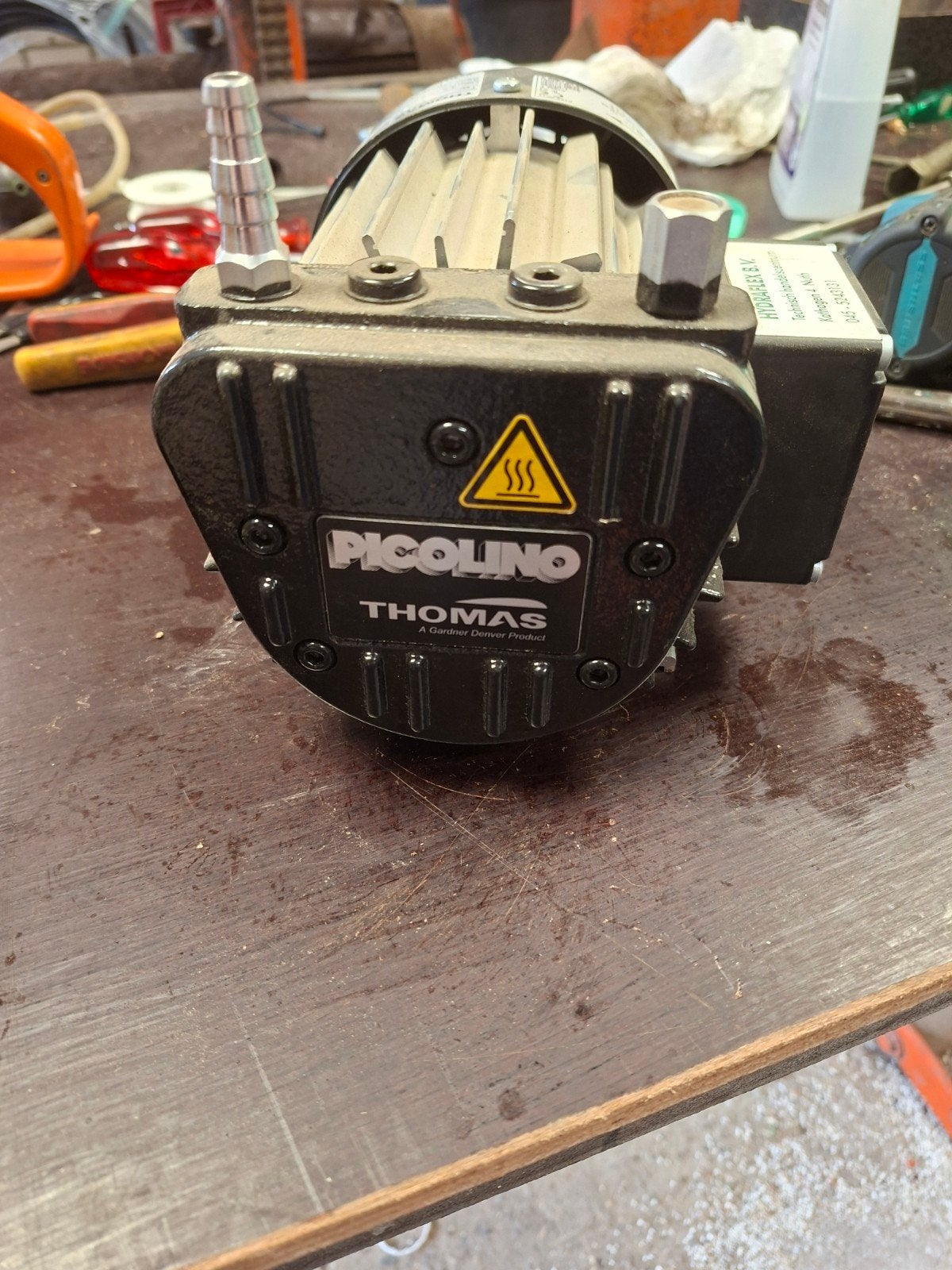 Thomas Piccolino VTE 3 Olievrije luchtpomp, 100 liter of meer, Ophalen, Minder dan 200 liter/min