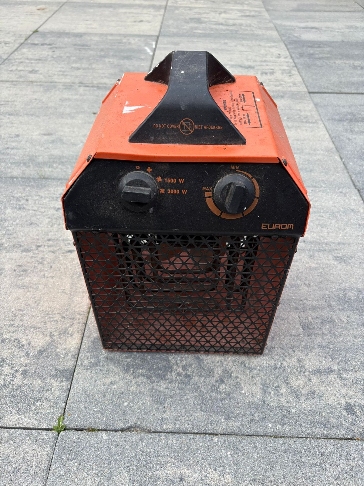 elektrische kachel eurom 3000 watt, Ophalen, Zo goed als nieuw, Elektrisch, Overige soorten