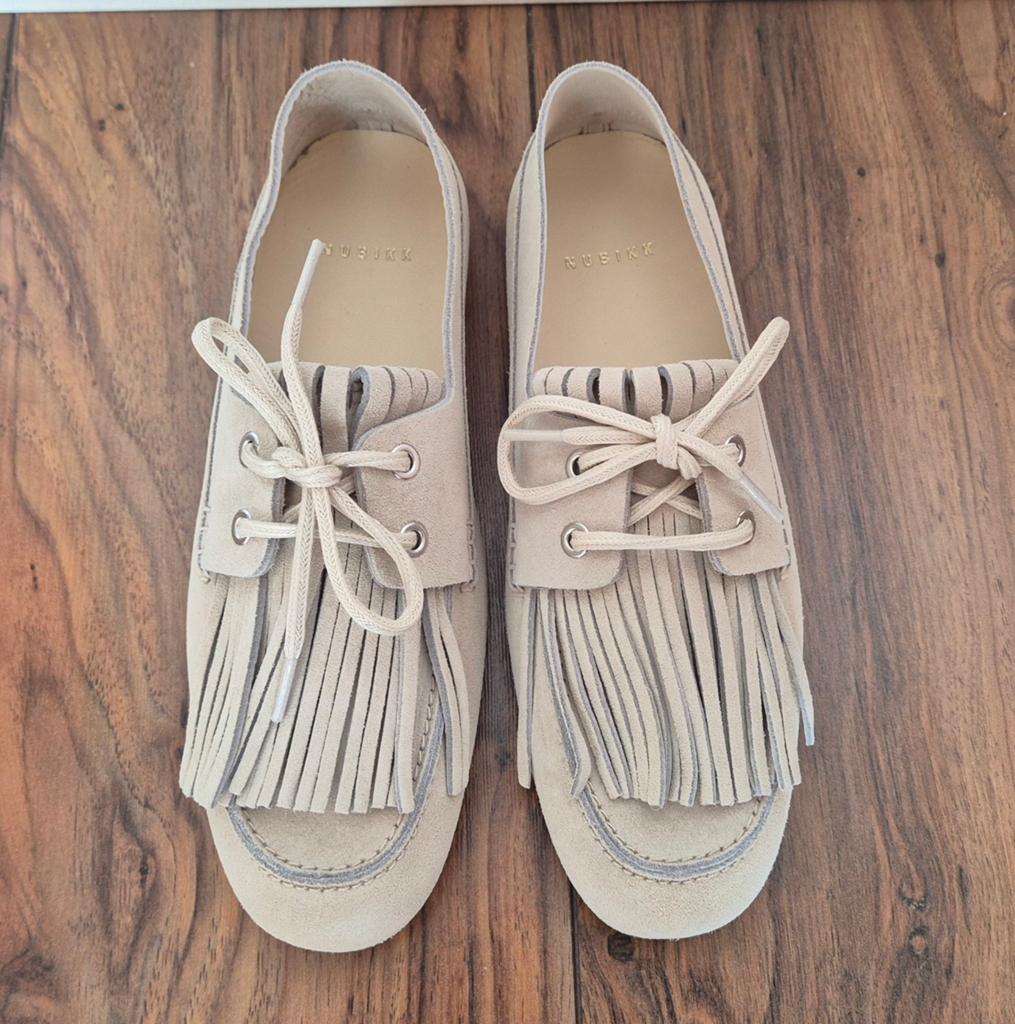 NEW Nubikk loafers Joan off white mt38, Ophalen of Verzenden, Nieuw, Wit, Instappers