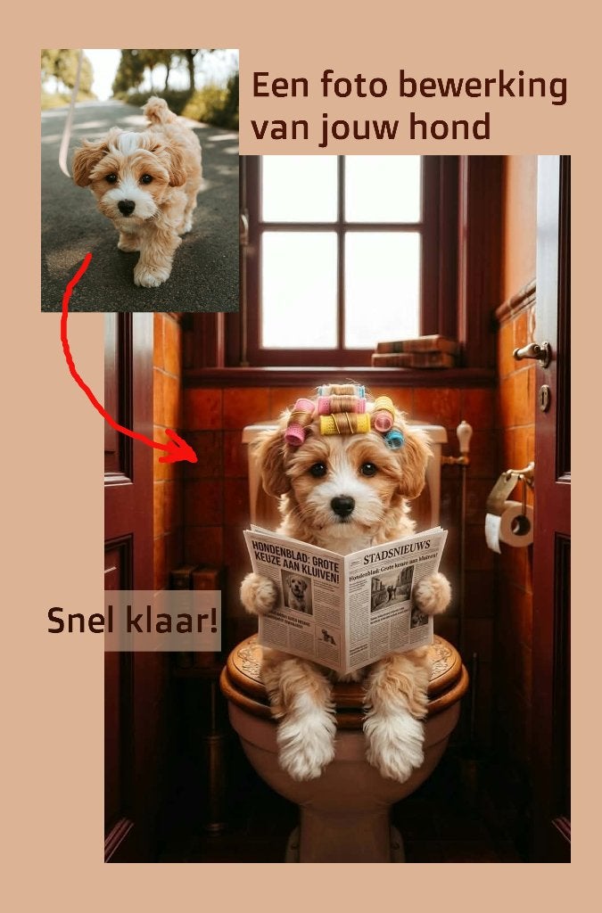custum fotobewerking, Verzenden, Nieuw