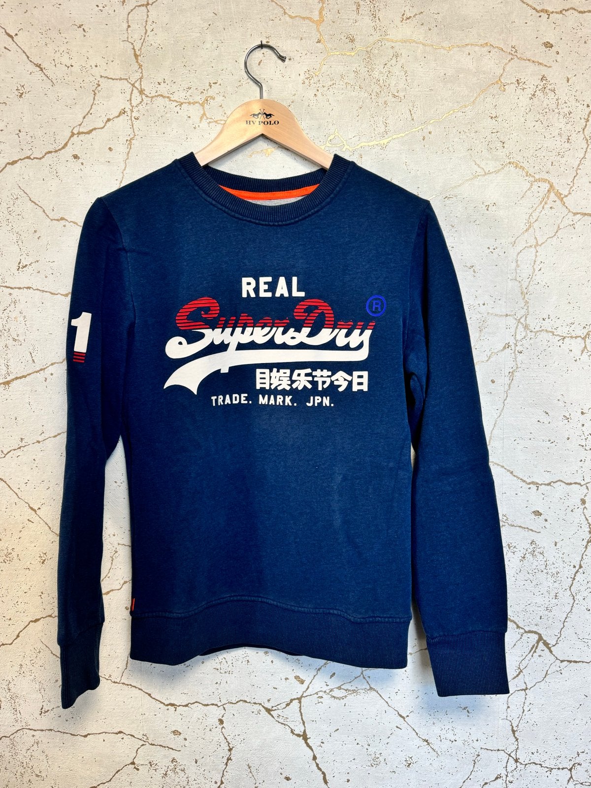 Superdry sweater trui blauw maat S of 164, Ophalen of Verzenden, Zo goed als nieuw, Maat 46 (S) of kleiner, Blauw