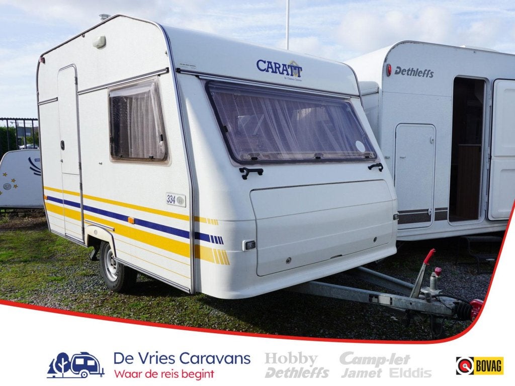 Chateau Caratt 334 luifel,fietsendr,695 kg !, Caravans en Kamperen, Overige typen, Bedrijf, Tot en met 3, Luifel