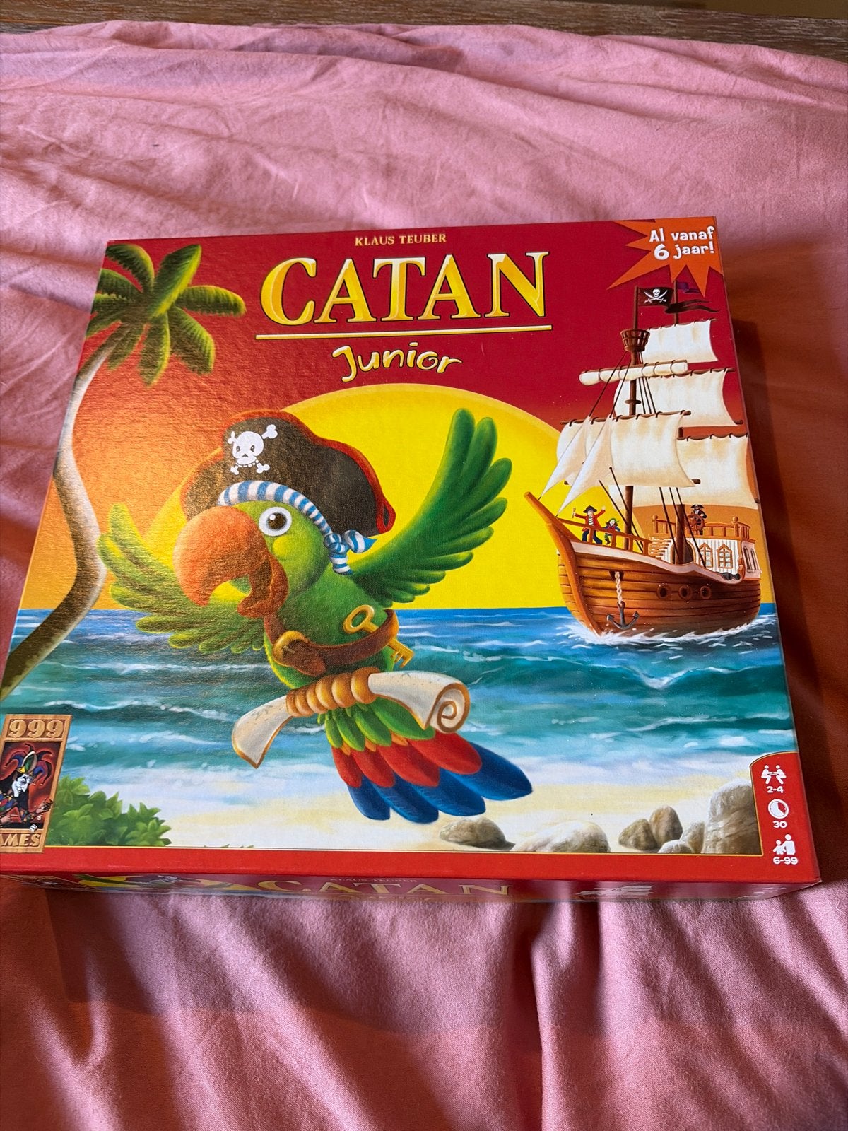 Catan Junior Bordspel - Avontuur voor Jonge Piraten, Drie of vier spelers, Ophalen of Verzenden, Zo goed als nieuw