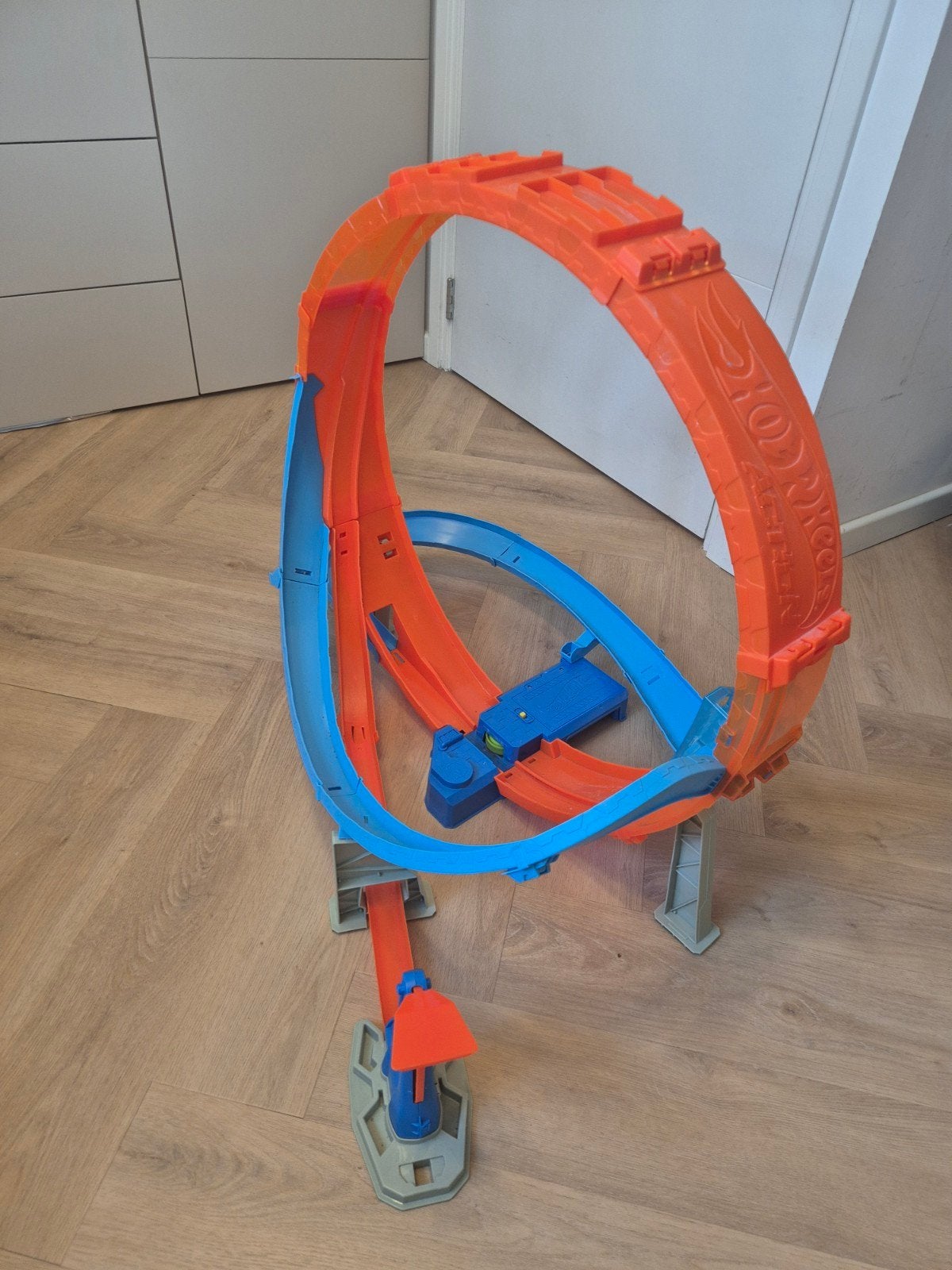 Hot Wheels Looping Racebaan met Aandrijving, Ophalen of Verzenden, Hot Wheels, Met looping, Elektrisch