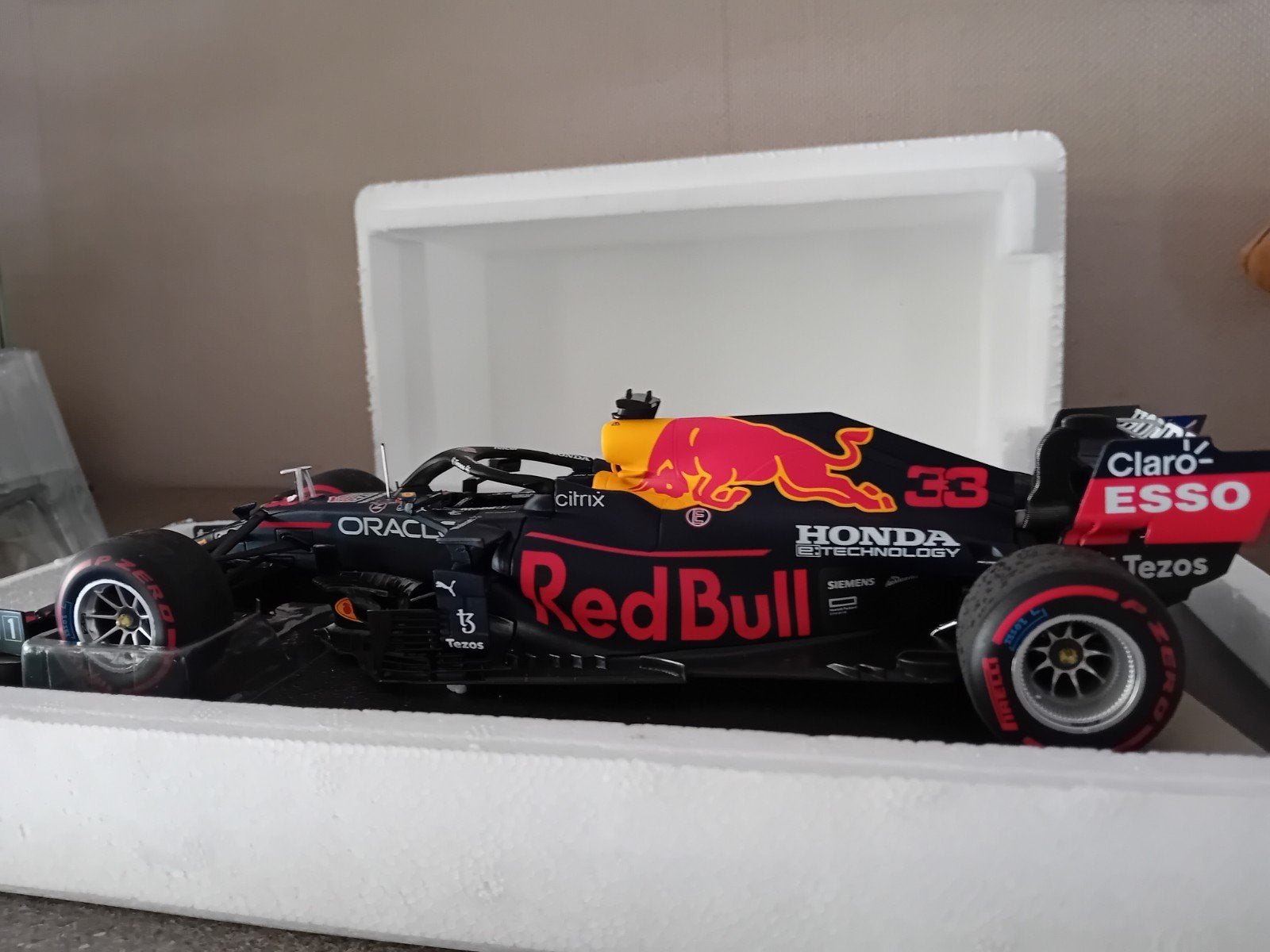 max Verstappen 1/18 world champion 2021, Ophalen of Verzenden, Nieuw, Formule 1
