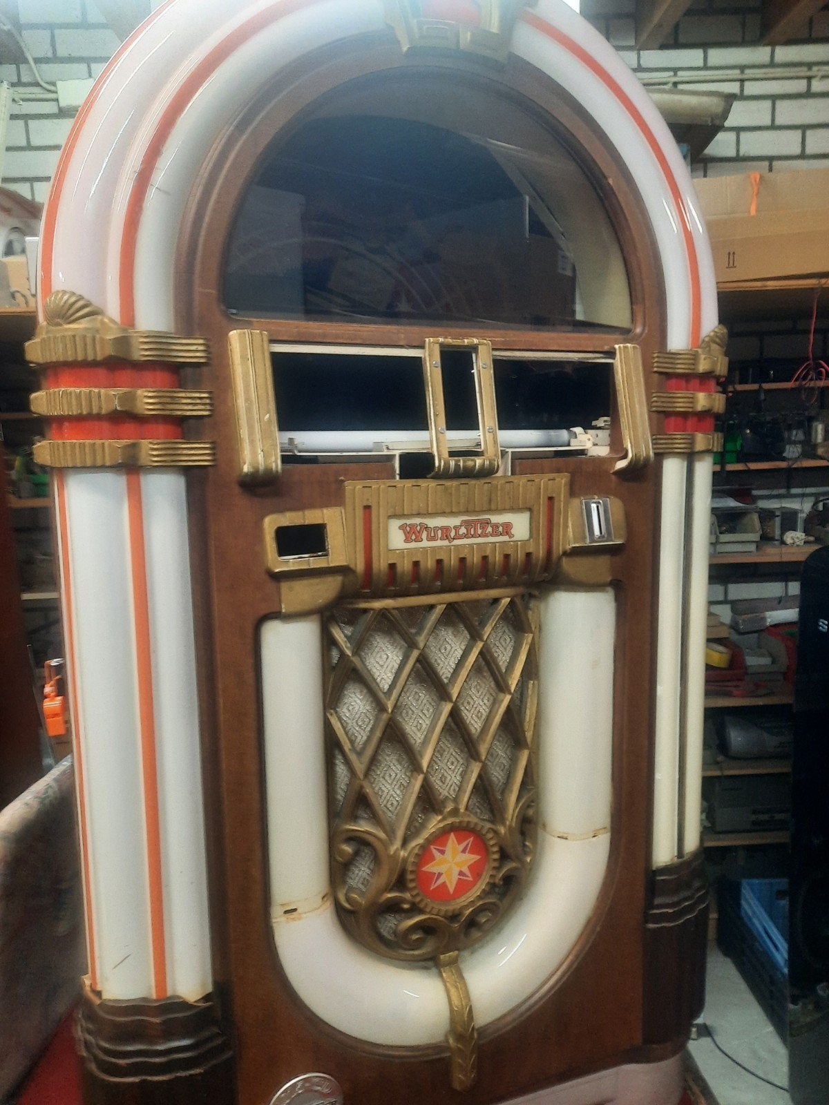 jukebox wurlitzer 1015, Ophalen, Gebruikt, Voor 1950, Wurlitzer