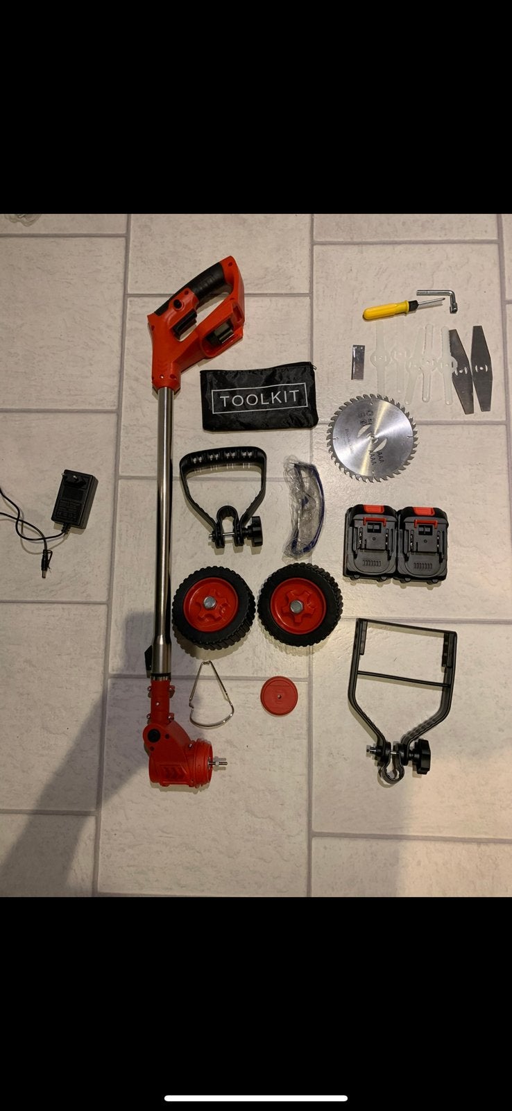 Elektrische Onkruidborstel - Grastrimmer - Voegenborstel, Ophalen of Verzenden, Nieuw, Accu