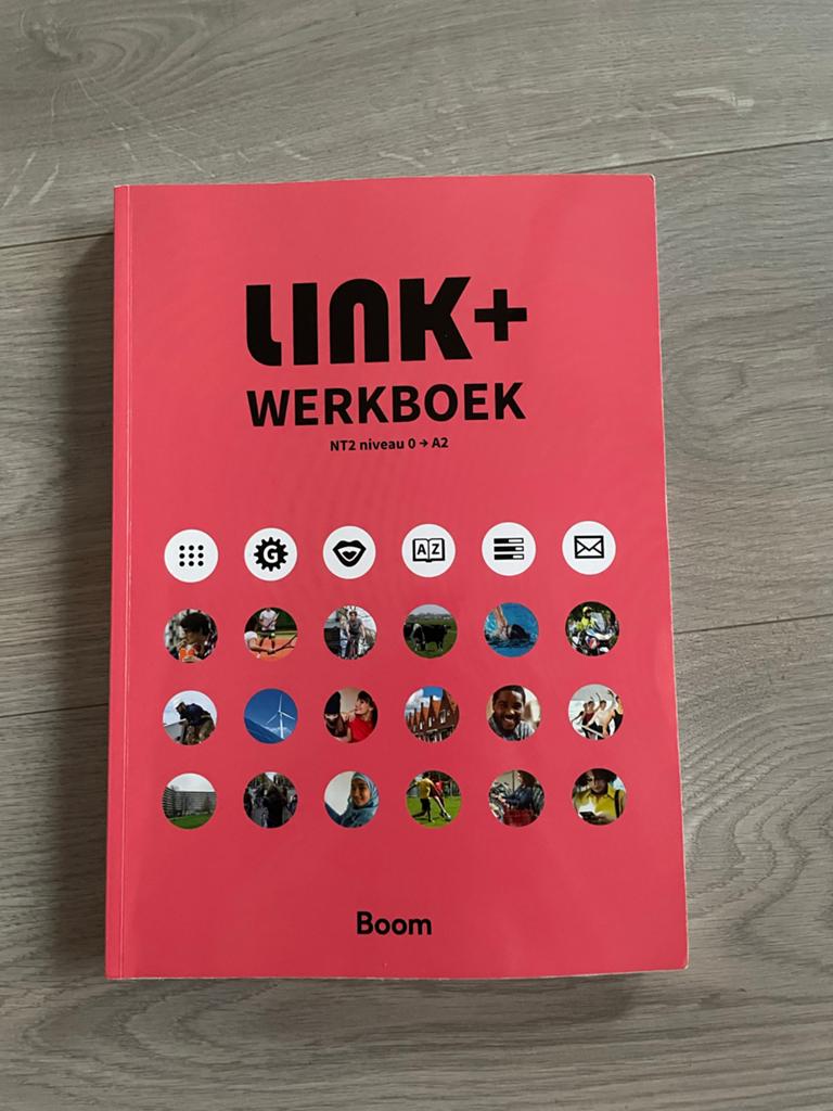 Link+ Werkboek NT2 niveau 0-A2, Ophalen of Verzenden, Alpha, Zo goed als nieuw, Overige niveaus